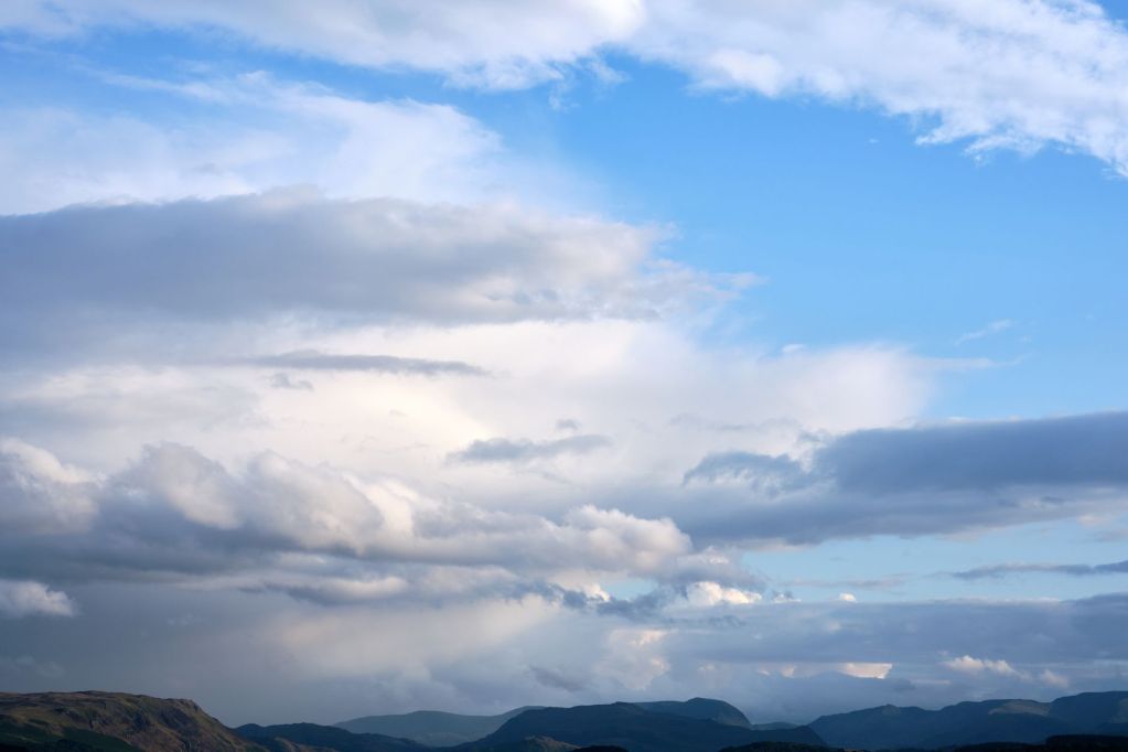 white clouds on sky